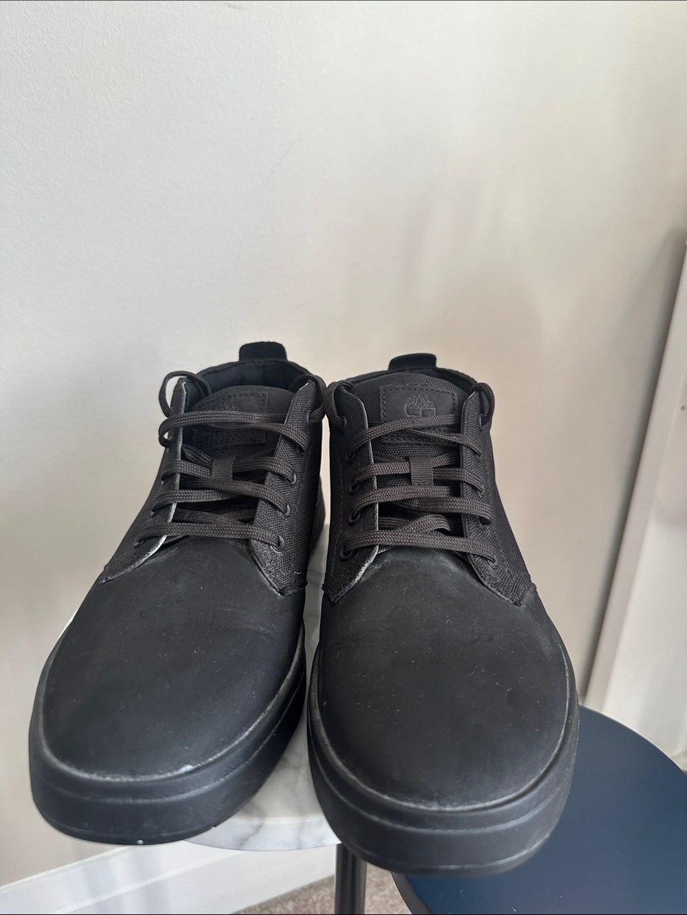 Mens timberland black high top shoes